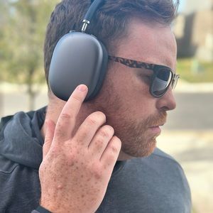 Apple AirPods Max Space Gray Bundle with Official Aux Cable For Plug-In Play